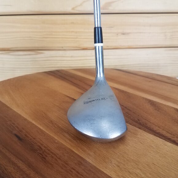TaylorMade Pittsburgh Persimmon Metalwood 3 Wood 17° Taylite Steel Shaft 45" - Picture 1 of 7